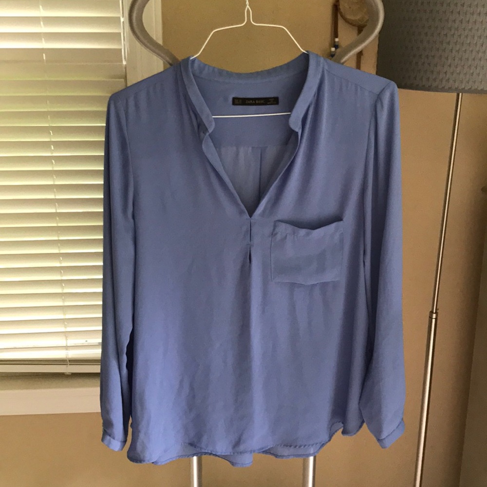 Zara Lavender Blouse